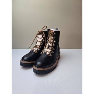 A New Day Leighton Black Combat Boots Sz 8 New